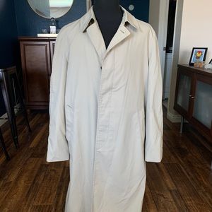 Men’s Lightweight Tan Trench Coat